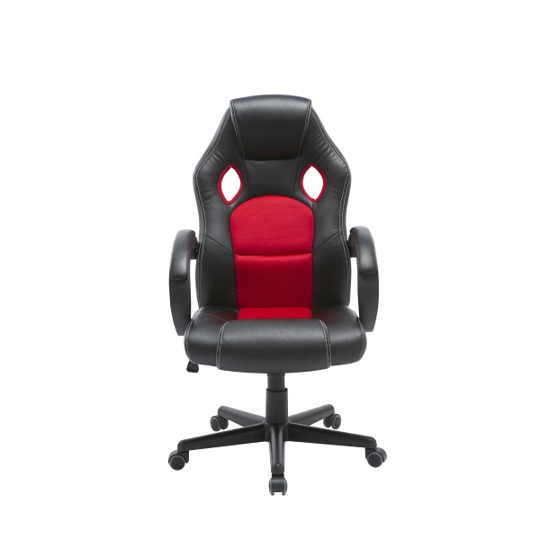 Fotel SANDBOX czarno-czerwony - Halmar