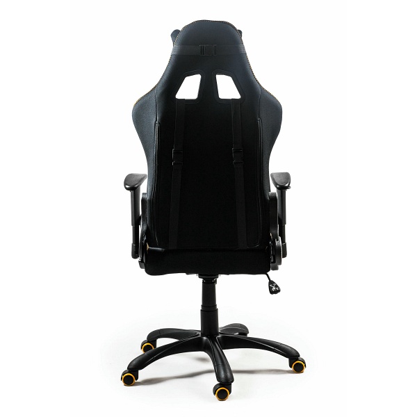 Fotel EVOLVE PRO Gaming gabinetowy czarno-szarobeżowy-pomarańczowy - Halmar