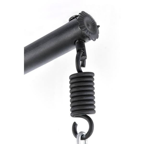 Fotel EGGY ogrodowy popielaty / czarny - Halmar