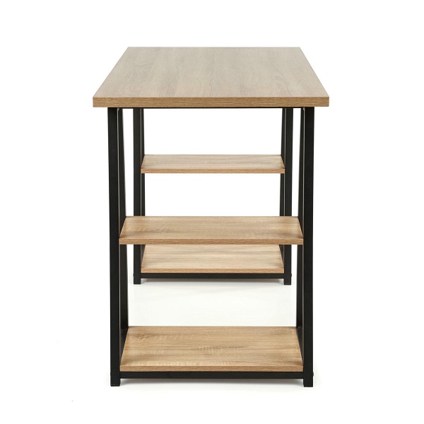 Biurko B44 dąb sonoma / czarny - Halmar