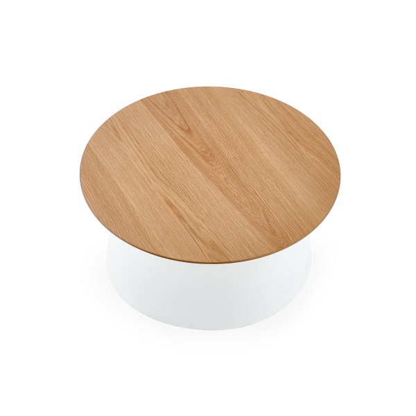 Ława AZZURA naturalny / biały - Halmar