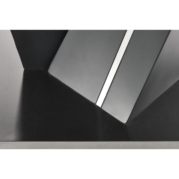 Stół SALVADOR rozkładany blat - ciemny popiel, nogi - ciemny popiel - Halmar