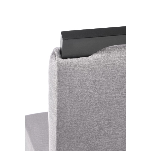 Krzesło CLARION 2 czarny / tap: MONOLITH 85 - Halmar