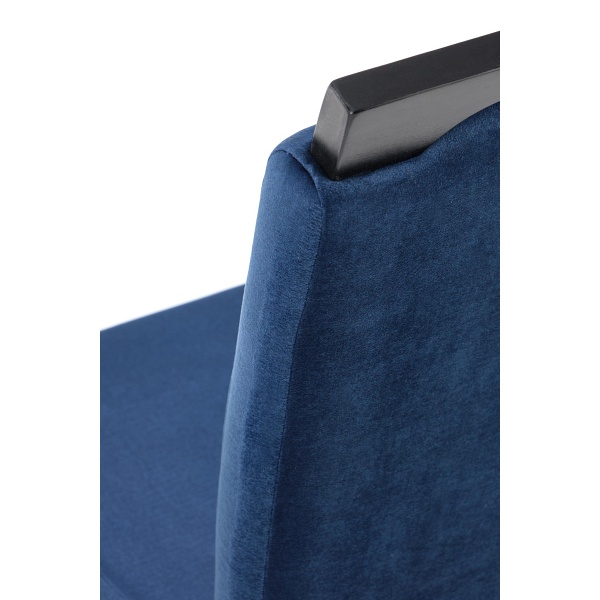 Krzesło CLARION 2 czarny / tap: MONOLITH 77 - Halmar