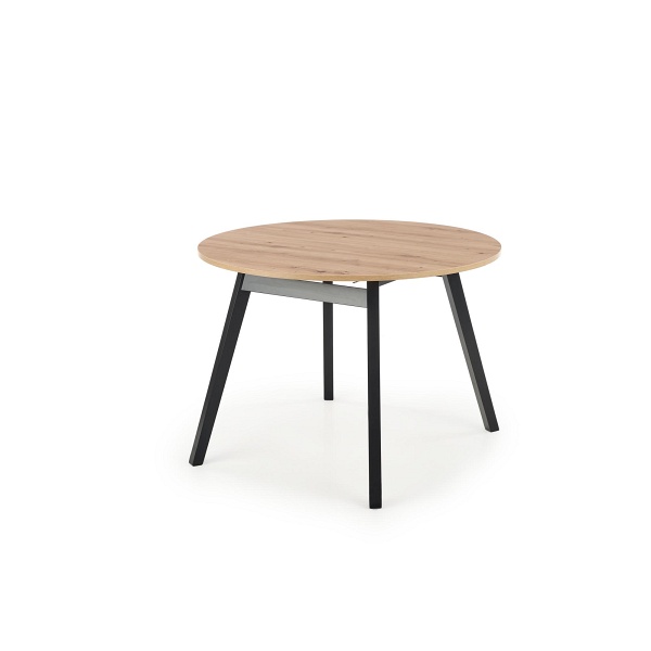 Stół RUBEN kolor blat - dąb artisan, nogi - czarny - Halmar