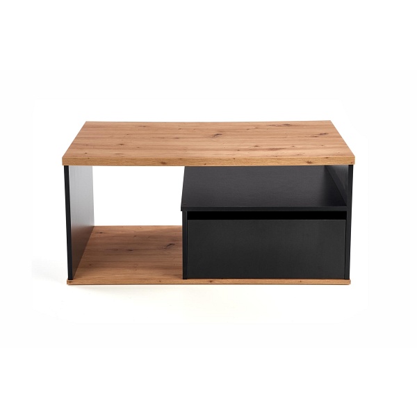 Ława PANTERA kolor dąb wotan/czarny - Halmar