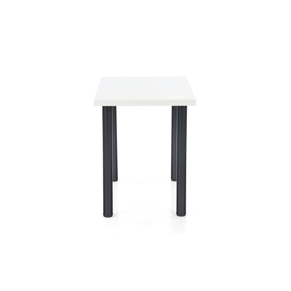 Stół MODEX 2 90 kolor blat - biały, nogi - czarny - Halmar