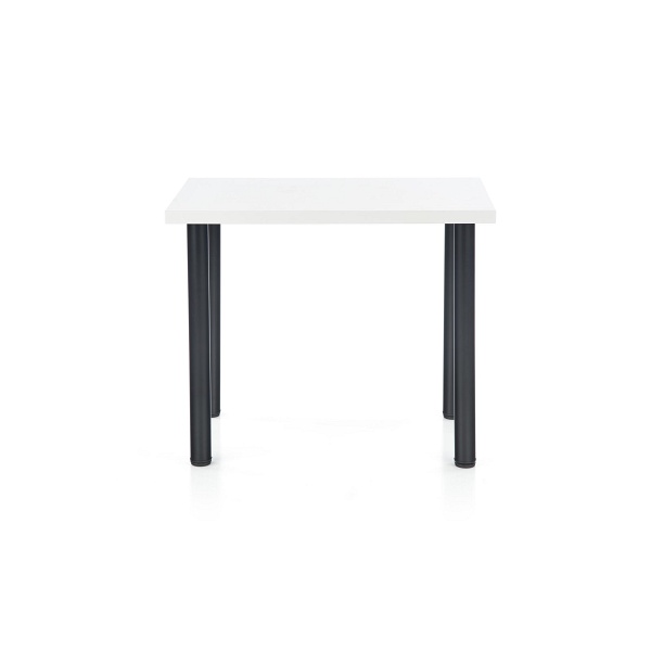 Stół MODEX 2 90 kolor blat - biały, nogi - czarny - Halmar