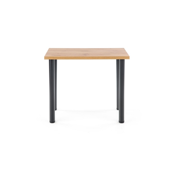 Stół MODEX 2 90 kolor blat - dąb wotan, nogi - czarny - Halmar