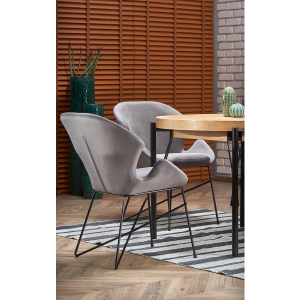 Stół INFERNO rozkładany dąb naturalny - czarny - Halmar