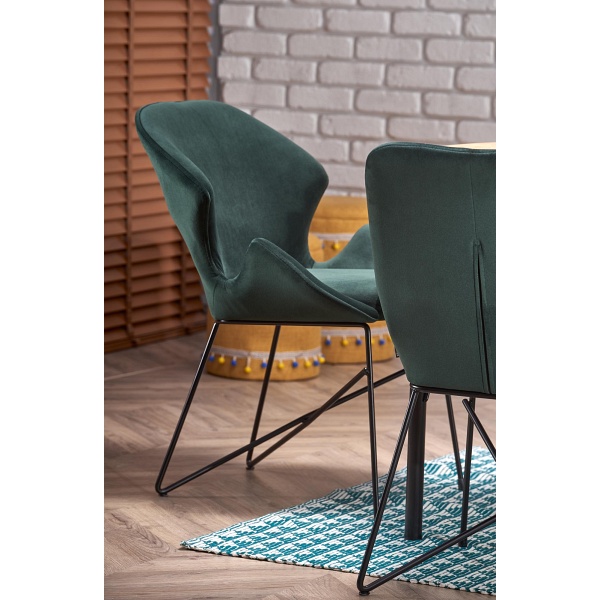 Stół INFERNO rozkładany dąb naturalny - czarny - Halmar