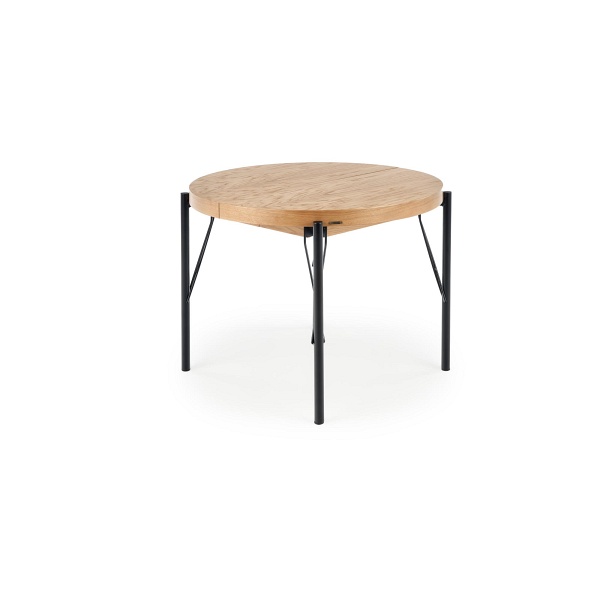 Stół INFERNO rozkładany dąb naturalny - czarny - Halmar