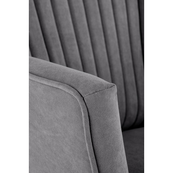 Fotel DELGADO wypoczynkowy popielaty - Halmar