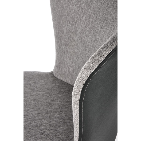 Krzesło K447 popielaty/czarny - Halmar