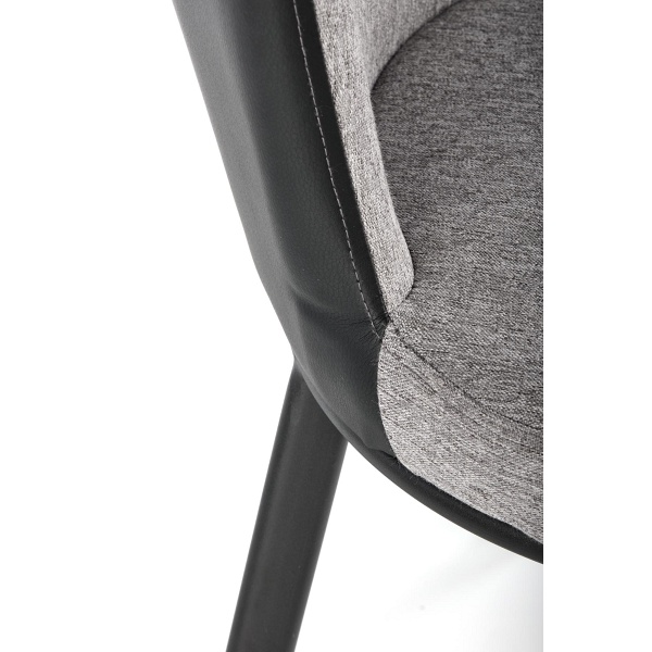 Krzesło K447 popielaty/czarny - Halmar