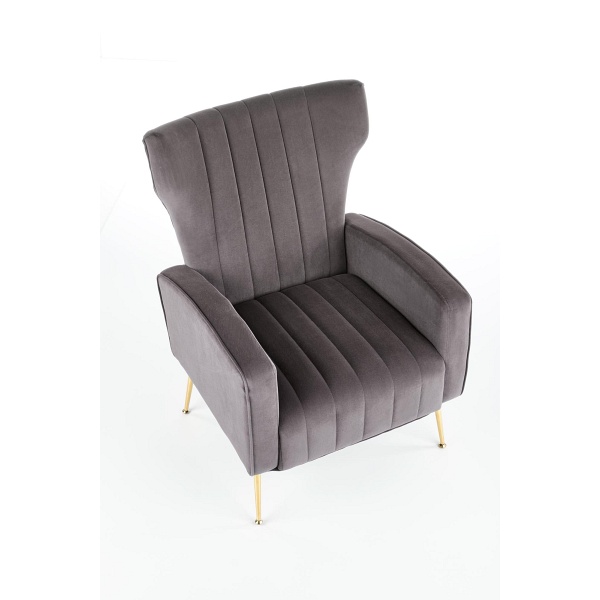 Fotel VARIO wypoczynkowy popielaty - Halmar