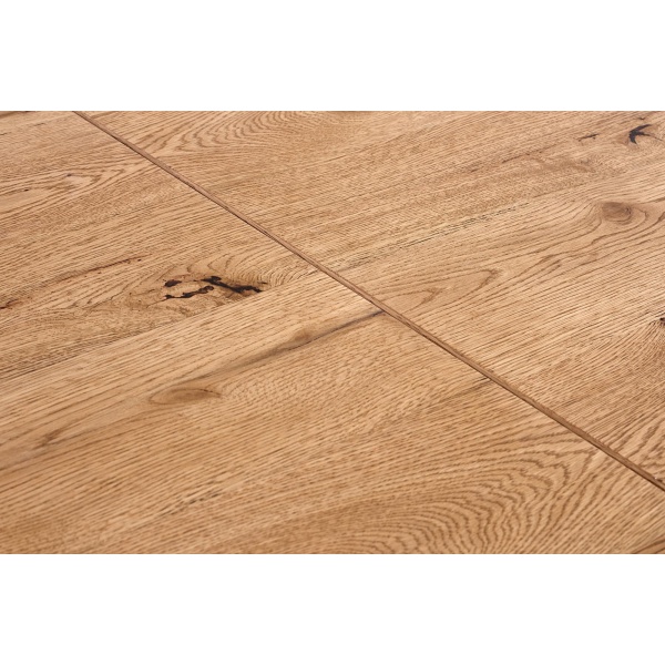 Stół MASSIVE rozkładany 160-250x90x77 cm jasny dąb/czarny - Halmar