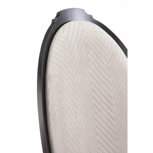 Krzesło VELO kolor czarny/beżowy - Halmar