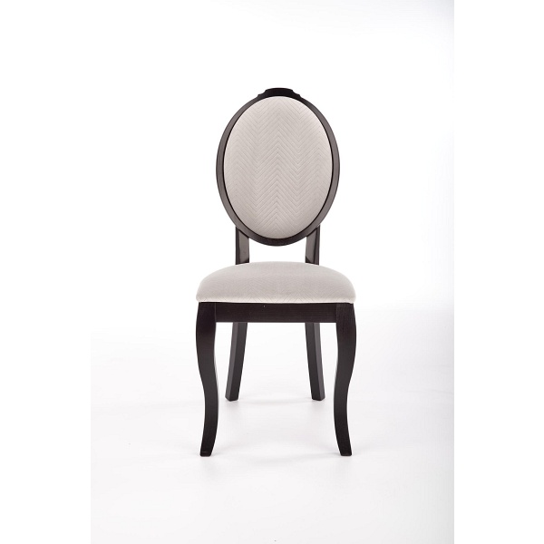 Krzesło VELO kolor czarny/beżowy - Halmar