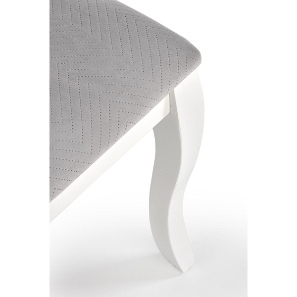 Krzesło VELO kolor biały/popiel - Halmar