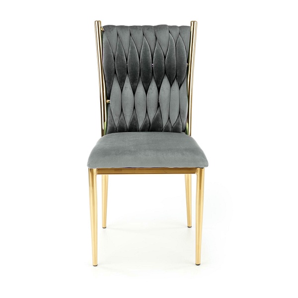 Krzesło K436 popielaty/złoty - Halmar