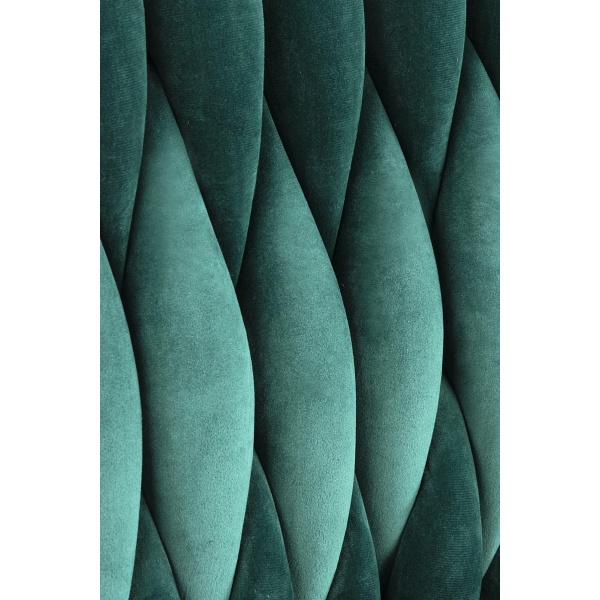 Krzesło K436 ciemny zielony/złoty - Halmar