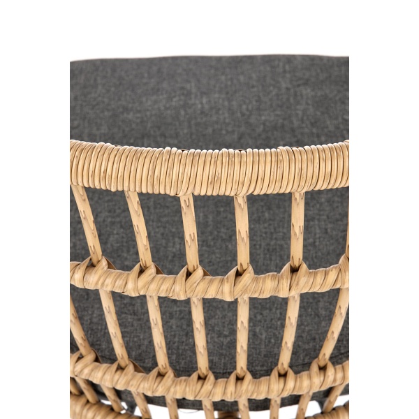 Krzesło K456 naturalny/popielaty - Halmar