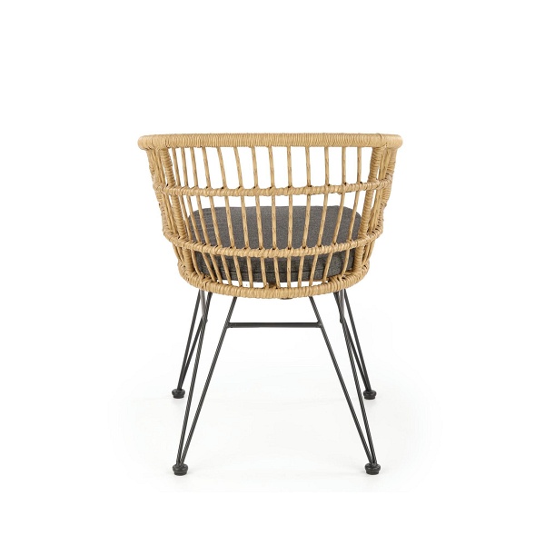 Krzesło K456 naturalny/popielaty - Halmar