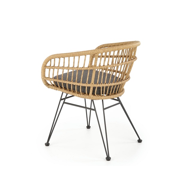 Krzesło K456 naturalny/popielaty - Halmar