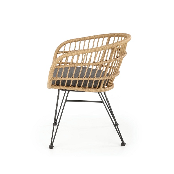 Krzesło K456 naturalny/popielaty - Halmar