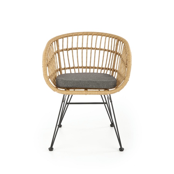 Krzesło K456 naturalny/popielaty - Halmar