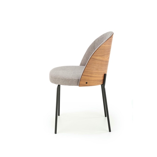 Krzesło K451 popielaty/jasny orzech - Halmar