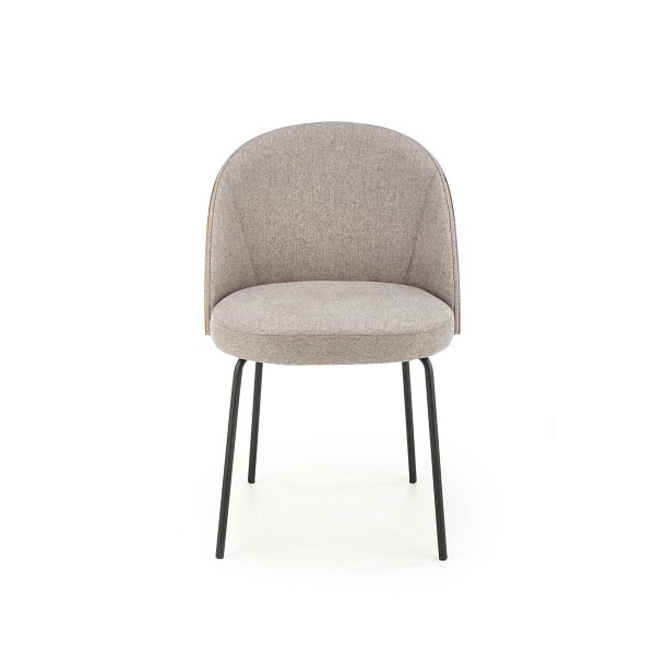 Krzesło K451 popielaty/jasny orzech - Halmar