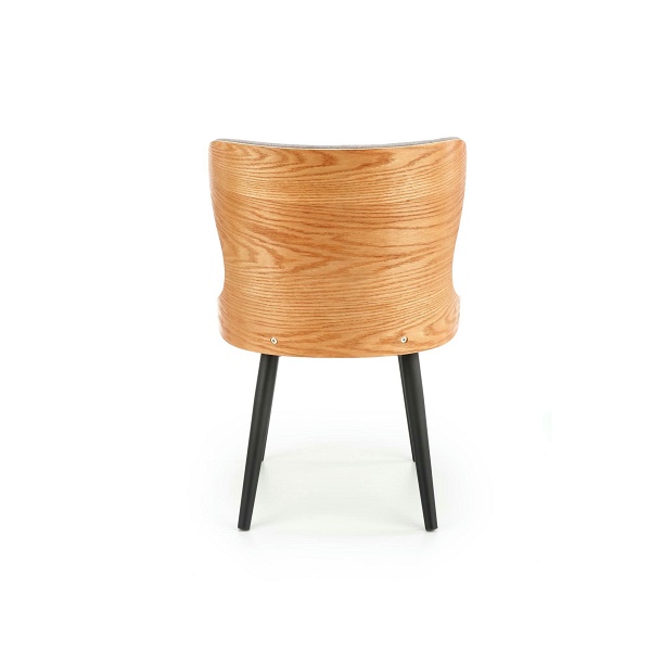 Krzesło K452 popielaty/dąb naturalny - Halmar