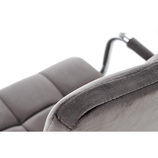 Fotel GONZO 4 młodzieżowy popielaty velvet - Halmar