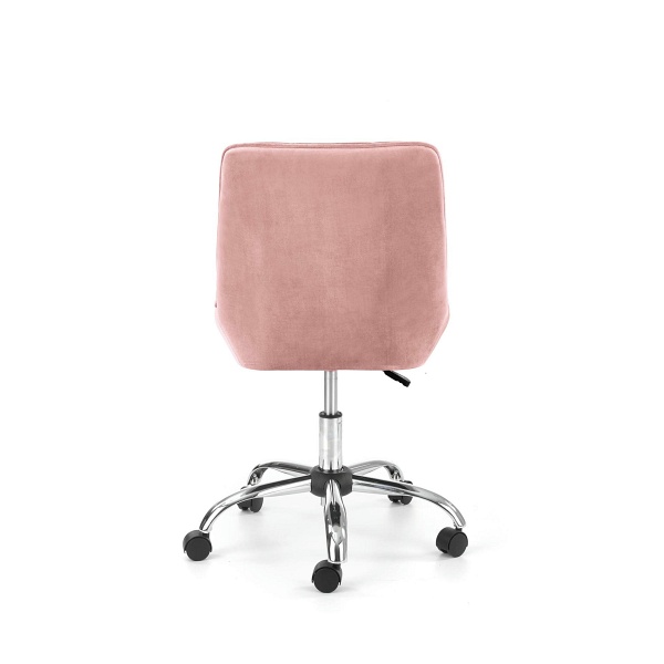 Fotel RICO młodzieżowy różowy velvet - Halmar