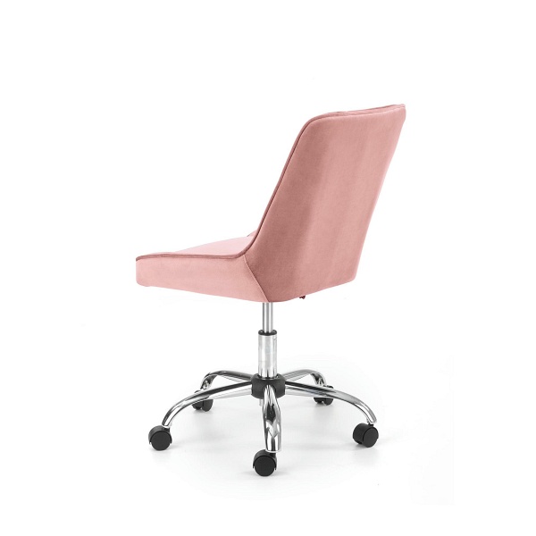 Fotel RICO młodzieżowy różowy velvet - Halmar