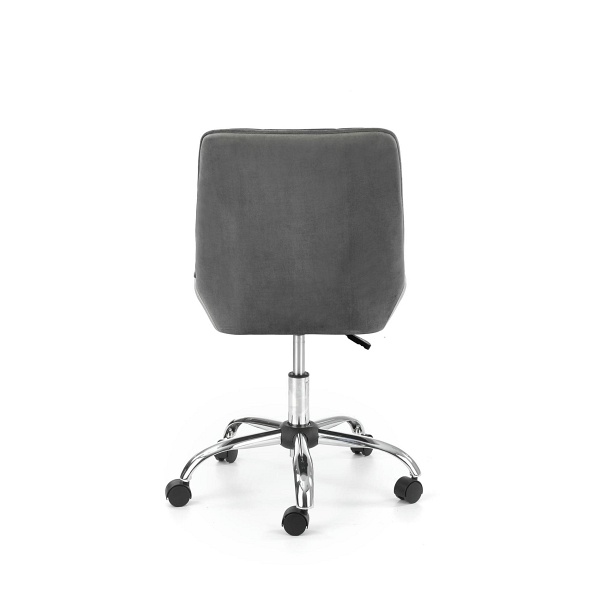 Fotel RICO młodzieżowy popielaty velvet - Halmar