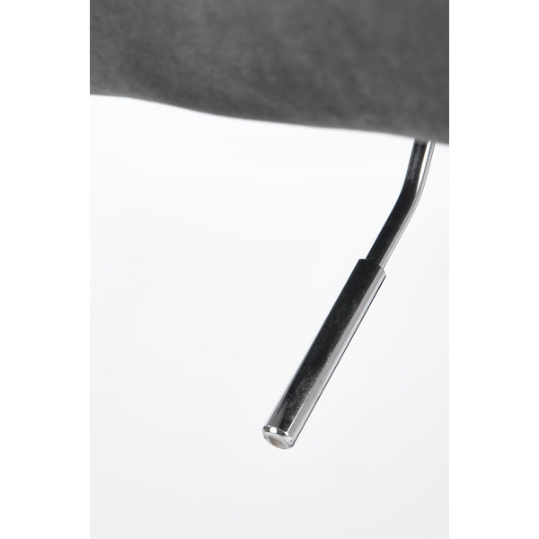 Fotel FRESCO młodzieżowy popielaty velvet - Halmar