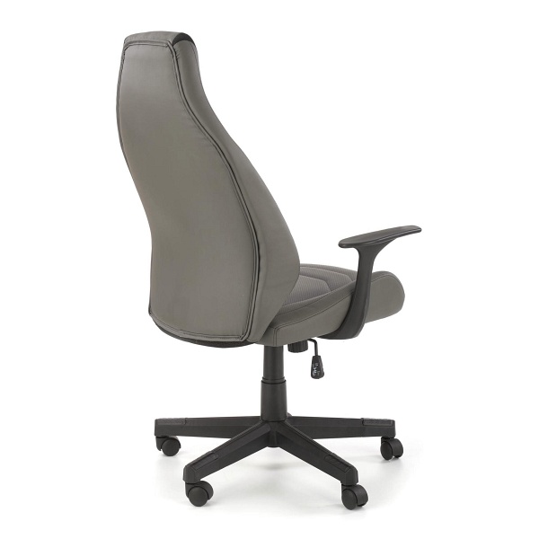 Fotel TANGER gabinetowy popielaty/czarny - Halmar