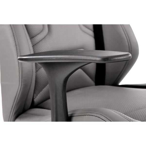 Fotel TANGER gabinetowy popielaty/czarny - Halmar