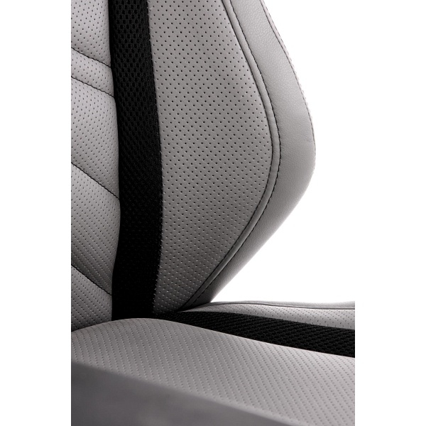 Fotel TANGER gabinetowy popielaty/czarny - Halmar