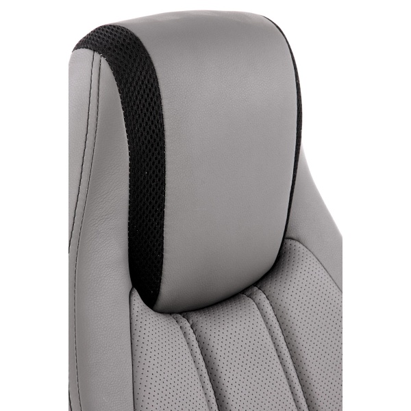 Fotel TANGER gabinetowy popielaty/czarny - Halmar