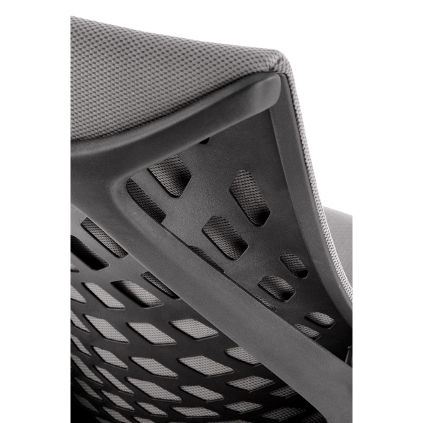 Fotel RUBIO gabinetowy popielaty/czarny - Halmar