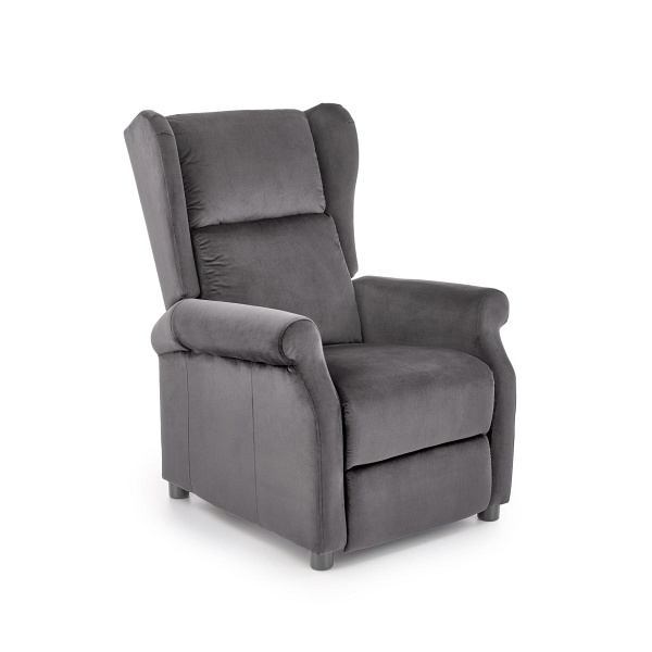 Fotel AGUSTIN 2 wypoczynkowy popielaty - Halmar