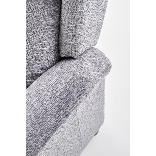 Fotel AGUSTIN M rozkładany z funkcją masażu popielaty - Halmar