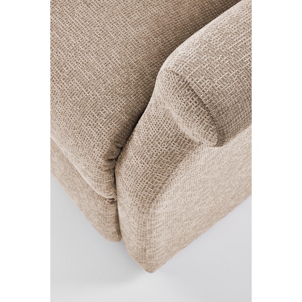 Fotel AGUSTIN M rozkładany z funkcją masażu beżowy - Halmar