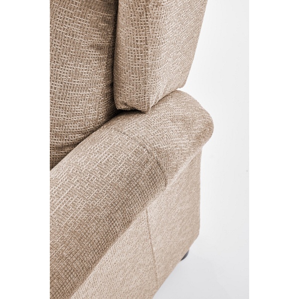 Fotel AGUSTIN M rozkładany z funkcją masażu beżowy - Halmar