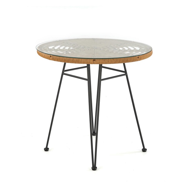 Stół FALCON naturalny-czarny - Halmar