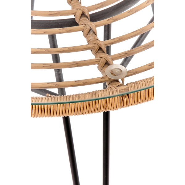 Stół FALCON naturalny-czarny - Halmar